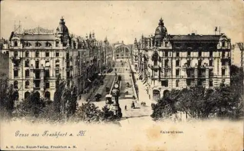 Ak Frankfurt am Main, Kaiserstraße