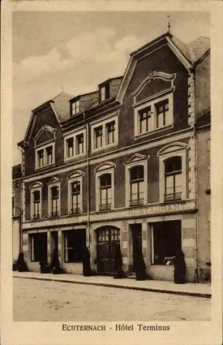 Ak Echternach Luxemburg, Hotel Terminus