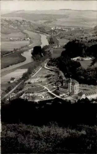 Ak Echternach Luxemburg, Hotel Bel-Air, Luftbild