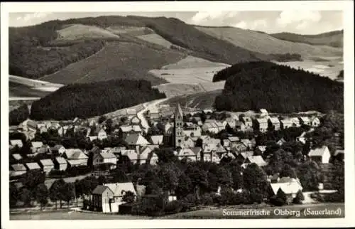 Ak Olsberg Sauerland, Panorama vom Ort