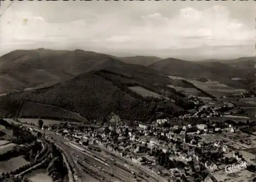 Ak Altenhundem Lennestadt im Sauerland, Fliegeraufnahme