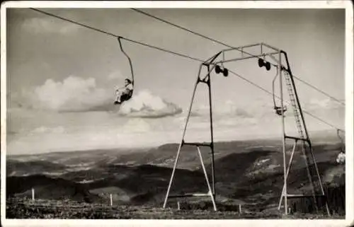 Ak Feldberg im Schwarzwald, Hotel Feldbergerhof, Schwebelift