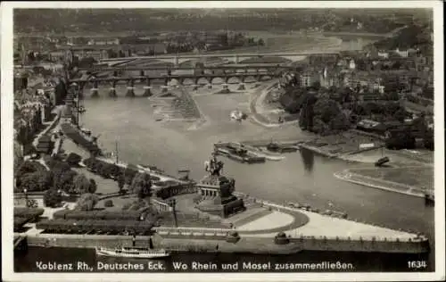 Ak Koblenz, Deutsches Eck