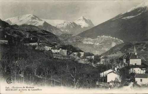 Ak Bourget Savoie, Forts de Lesseillon