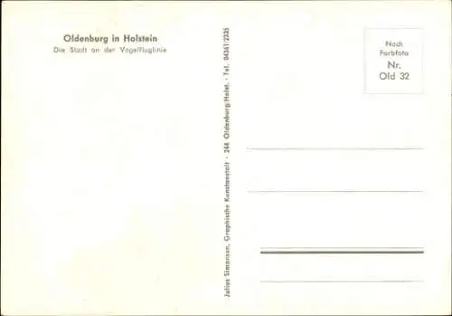 Ak Oldenburg in Holstein, Teilansichten