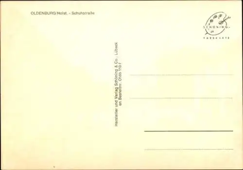 Ak Oldenburg in Holstein, Schuhstraße