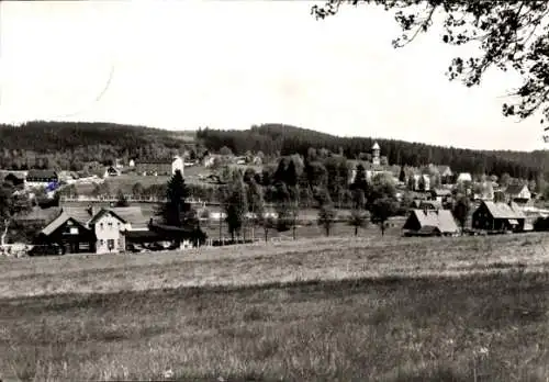 Ak Morgenröthe Rautenkranz im Vogtland, Totalansicht