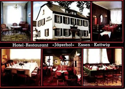 Ak Kettwig Essen im Ruhrgebiet, Hotel Restaurant Jägerhof, Hauptstraße 23