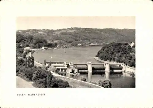 Ak Essen im Ruhrgebiet, Baldeneysee, Panorama