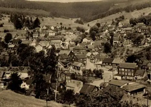 Ak Manebach Ilmenau in Thüringen, Totalansicht