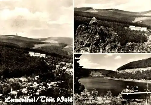 Ak Luisenthal im Thüringer Wald, Panorama, FDGB Erholungsheim Adolf Deter, Ohratalsperre