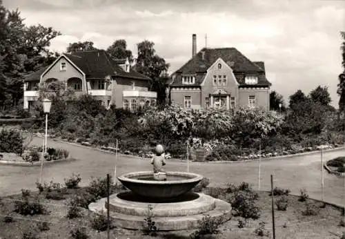 Ak Stadt Lindau Zerbst in Anhalt, Parkanlage