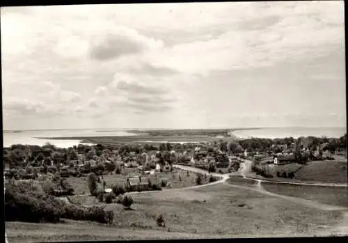 Ak Kloster Insel Hiddensee in der Ostsee, Panorama