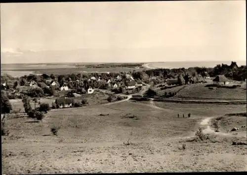 Ak Kloster Insel Hiddensee in der Ostsee, Panorama