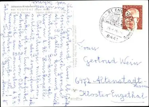 Ak Kostenz Perasdof Niederbayern, Johannes-Kinderheim
