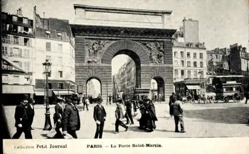 Ak Paris X, Porte Saint Martin