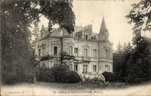 Ak Doué la Fontaine Maine et Loire, Chateau