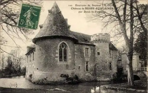 Ak Saumur Maine et Loire, Chateau de Bussy-Fontaines, Doue-la-Fontaine