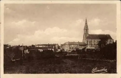 Ak Saint Quentin en Mauges Maine et Loire, vue generale