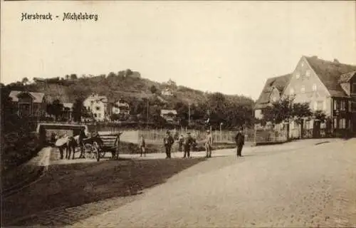 Ak Hersbruck in Mittelfranken, Teilansicht mit Michelsberg