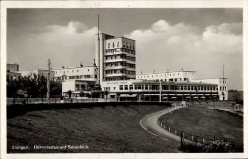 Ak Stuttgart in Württemberg, Höhenrestaurant Schönblick