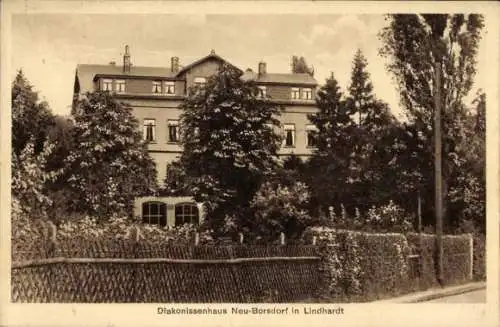 Ak Lindhardt Naunhof Sachsen, Diakonissenhaus Neu-Borsdorf