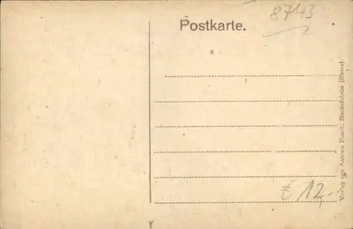 Ak Bischofsheim vor der Rhön Unterfranken, Schwedenstraße