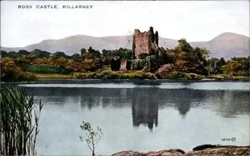 Ak Killarney Irland, Ross Castle