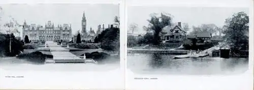 Ein kleines Heft mit 11 Fotos doppelseitiger Druck von Chester Cheshire England