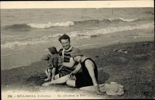 Set von 50 Ak  Riva Bella Menschen am Strand