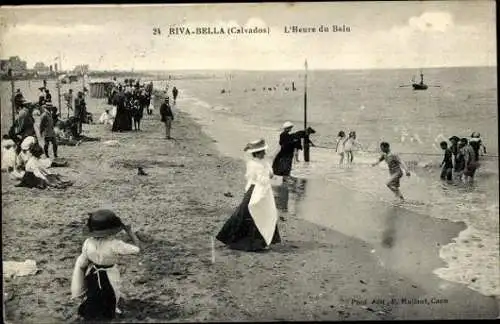 Set von 50 Ak  Riva Bella Menschen am Strand