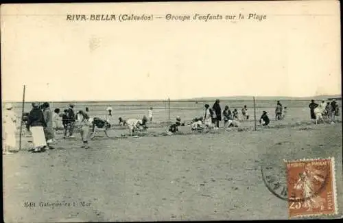 Set von 50 Ak  Riva Bella Menschen am Strand