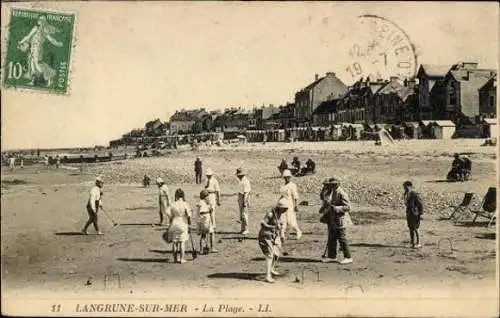 Set von 43 Ak Langrune sur Mer Calvados