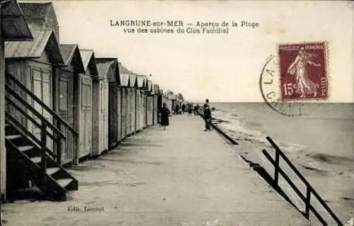 Set von 43 Ak Langrune sur Mer Calvados
