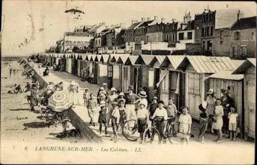 Set von 43 Ak Langrune sur Mer Calvados