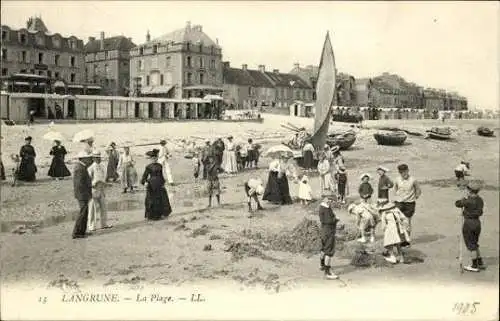 Set von 43 Ak Langrune sur Mer Calvados