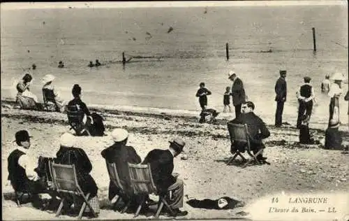 Set von 43 Ak Langrune sur Mer Calvados
