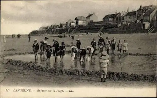 Set von 43 Ak Langrune sur Mer Calvados