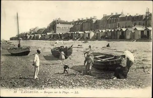 Set von 43 Ak Langrune sur Mer Calvados