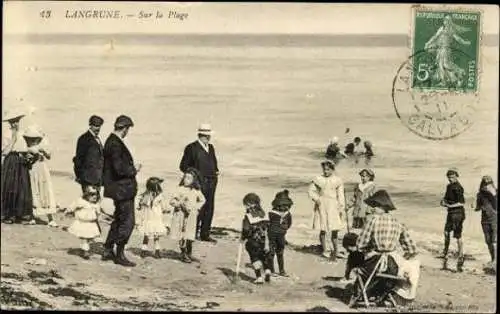 Set von 43 Ak Langrune sur Mer Calvados