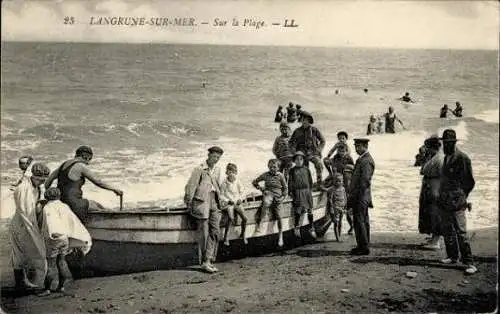Set von 43 Ak Langrune sur Mer Calvados
