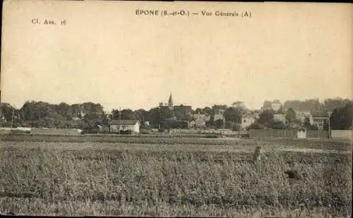 Set von 15 Ak Epone Yvelines,Épône - Église,Épône - Château etc.