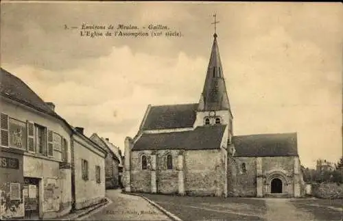 Set von 10 Ak Meulan en Yvelines, l’église de l’Assomption/die Kirche Mariä Himmelfahrt