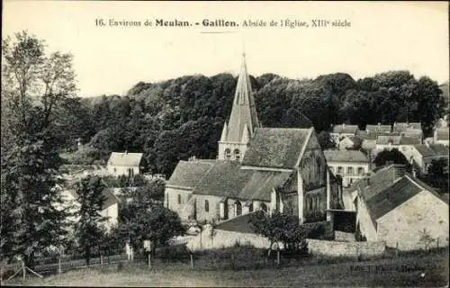 Set von 10 Ak Meulan en Yvelines, l’église de l’Assomption/die Kirche Mariä Himmelfahrt