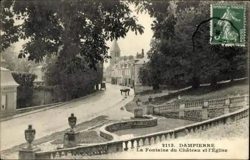 Set von 20 Ak Dampierre Seine-et-Oise Yvelines