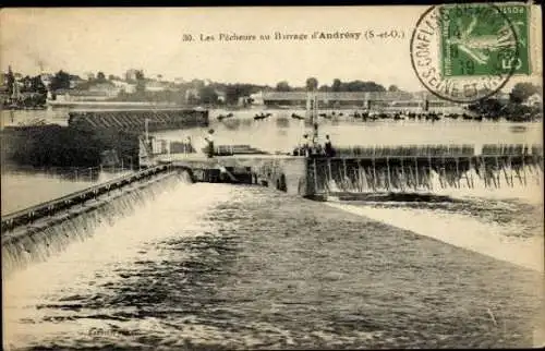 Set von 44 Ak Andrésy Yvelines