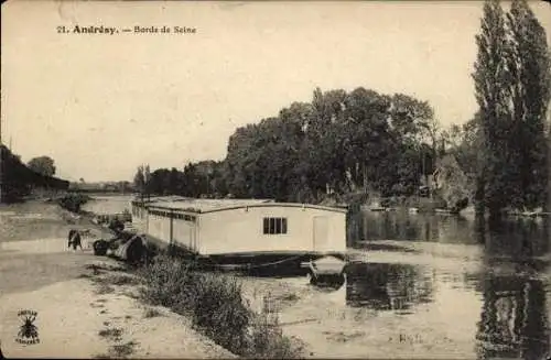 Set von 44 Ak Andrésy Yvelines