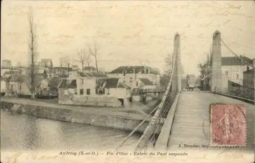 Set von 44 Ak Andrésy Yvelines