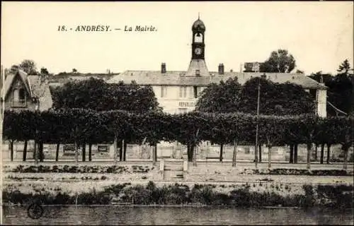 Set von 44 Ak Andrésy Yvelines