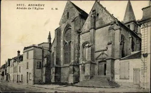 Set von 44 Ak Andrésy Yvelines